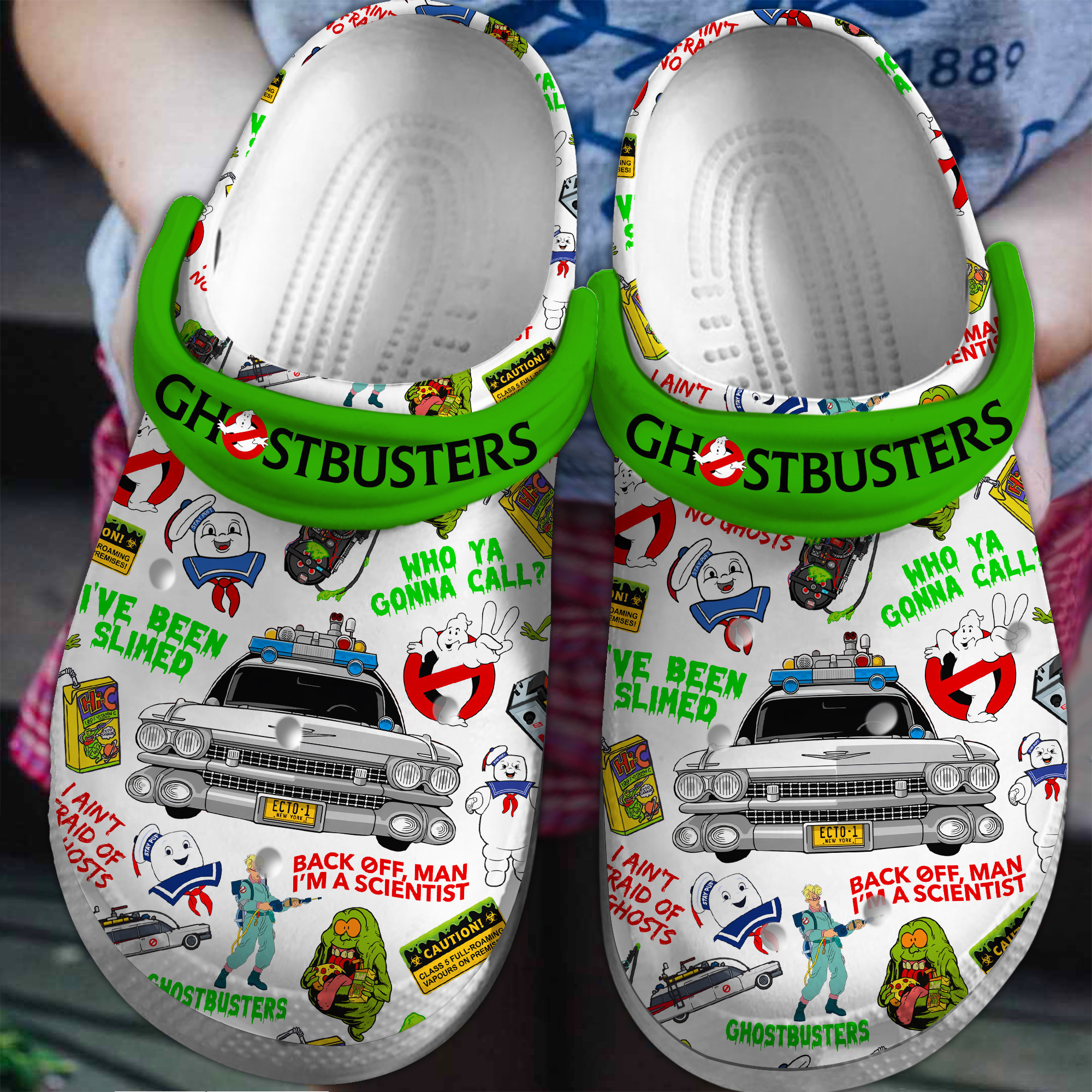 Ghostbusters TV Series Crocs Crocband Clogs Shoes Comfortable For Men Women and Kids