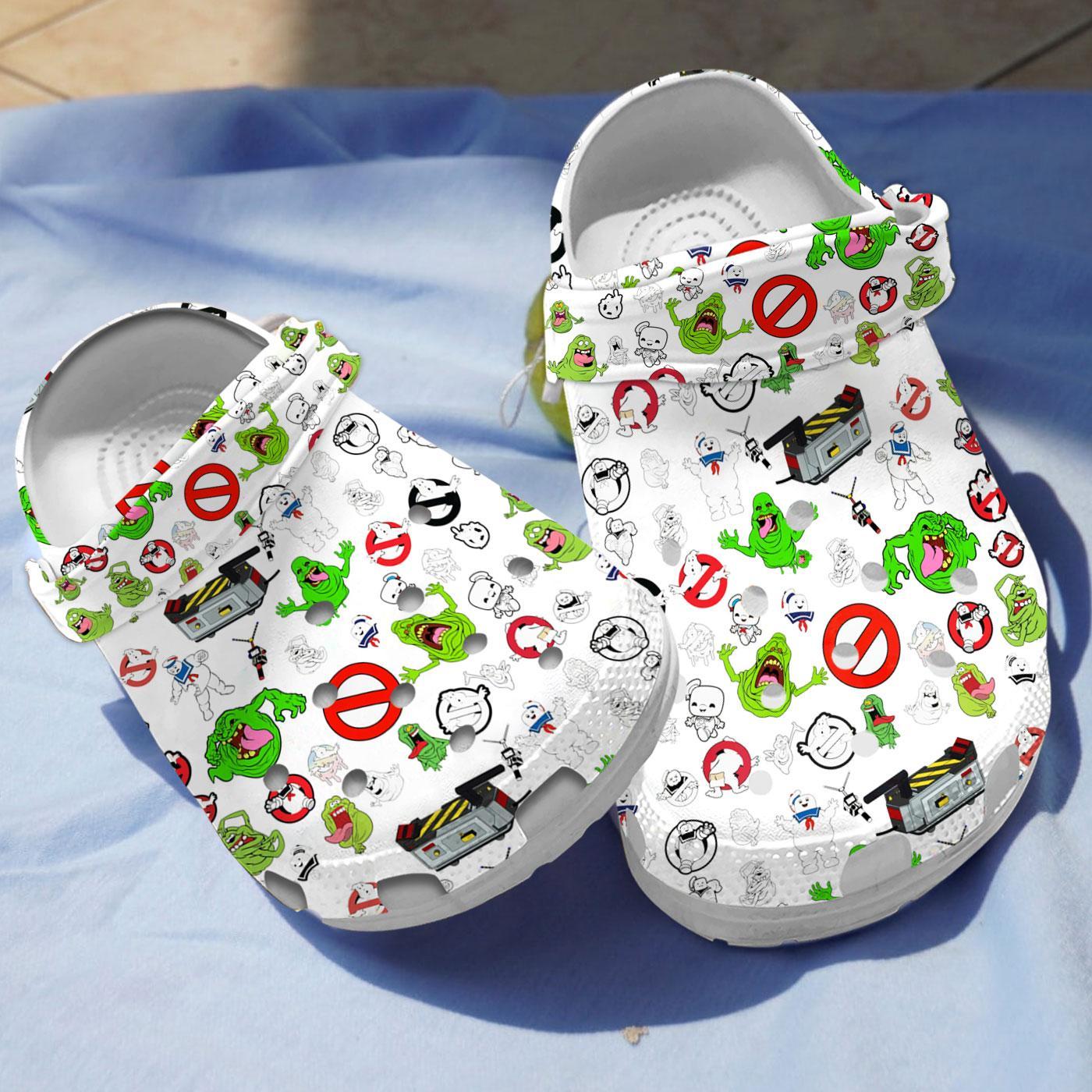 Ghostbusters TV Series Crocs Crocband Clogs Shoes Comfortable For Men Women and Kids