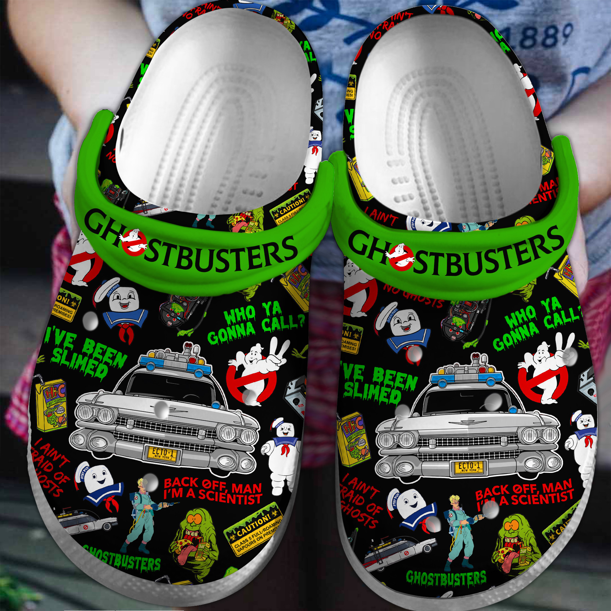 Ghostbusters TV Series Crocs Crocband Clogs Shoes Comfortable For Men Women and Kids