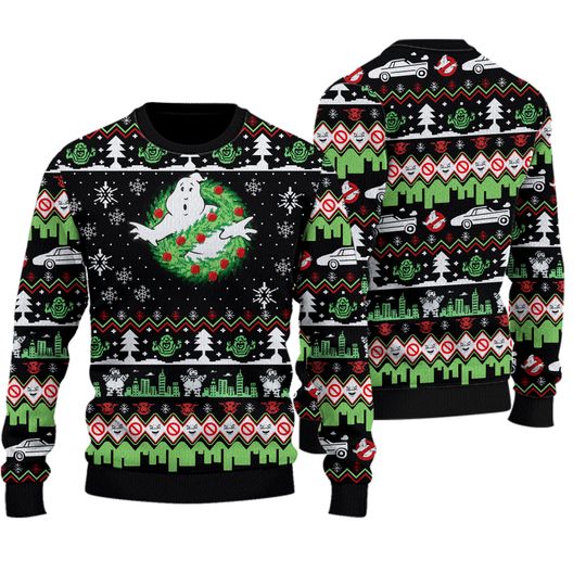 Ghostbusters Ugly Christmas Sweater