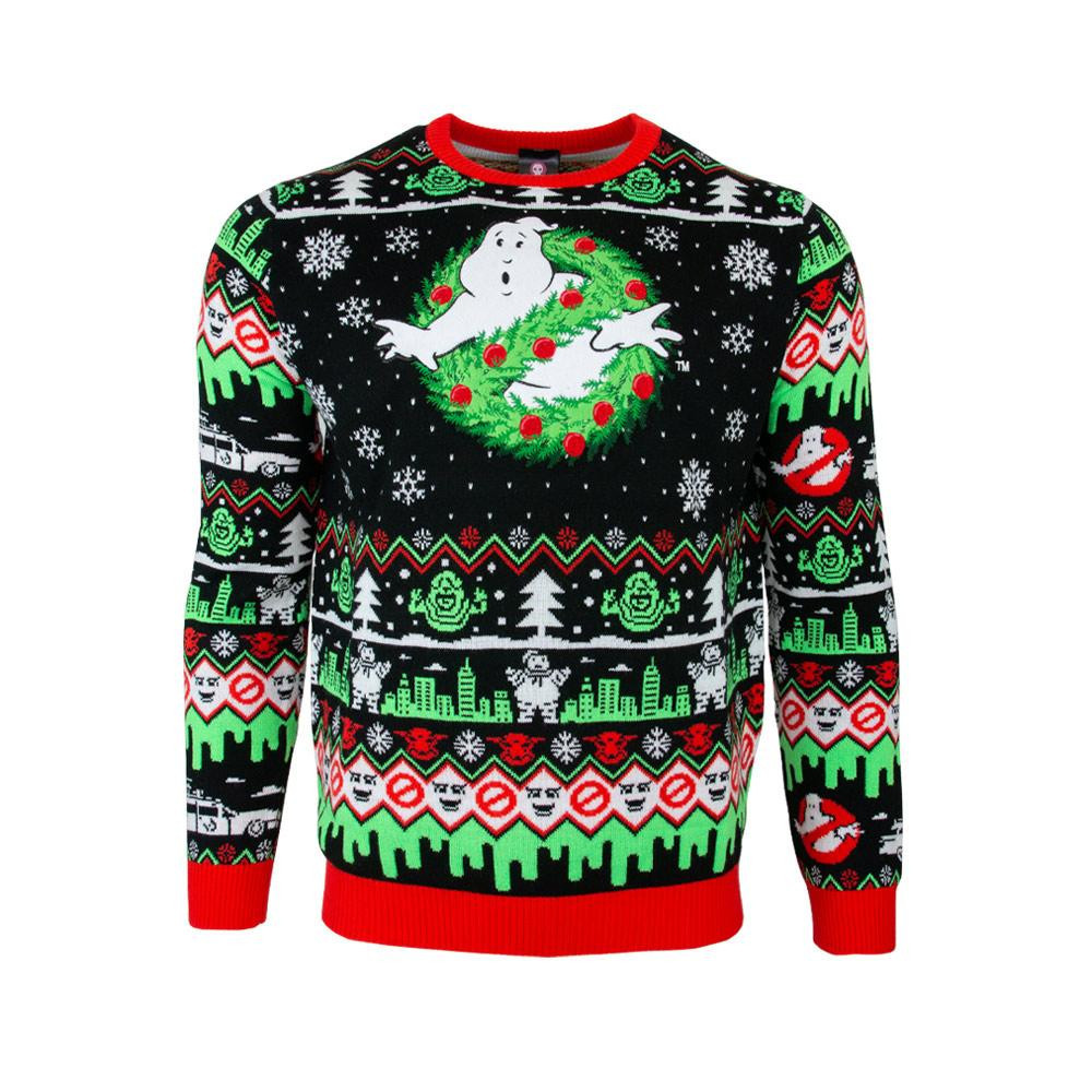 Ghostbusters Ugly Christmas Sweater Adult 3D Funny Matching for family