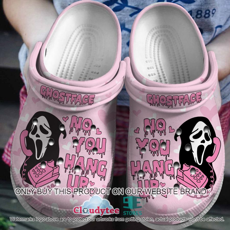 Ghostface Scream Movie Crocs Crocband Clogs Shoes Comfortable For Men Women and Kids