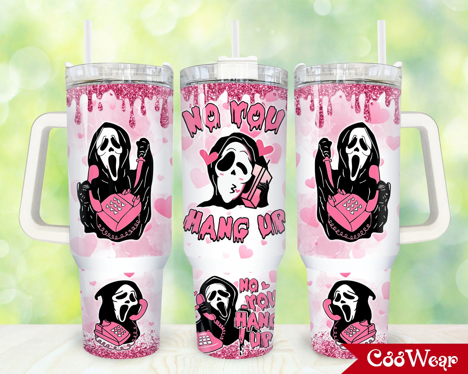 Ghostface Scream Movies Custom Stanley Cup 40 oz 30 oz Tumbler With HandleTVC2301859