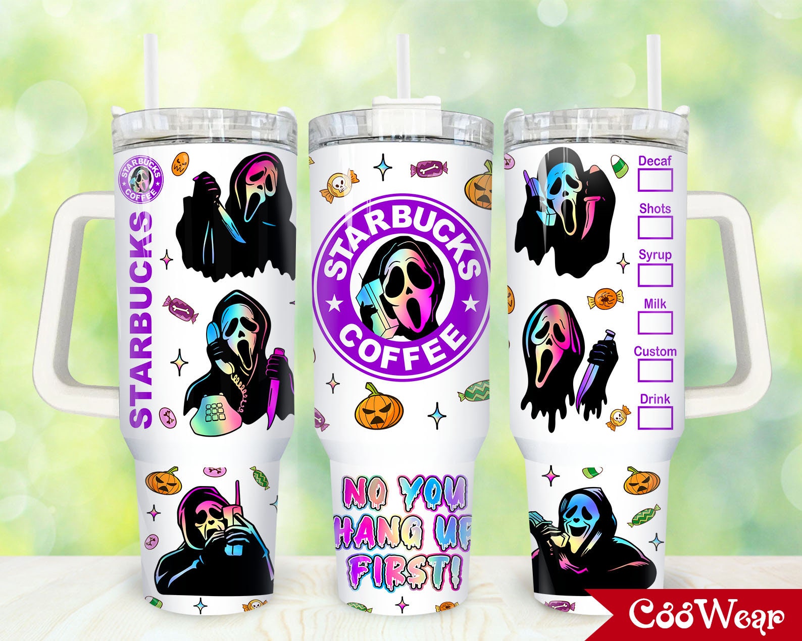 Ghostface Scream Movies Custom Stanley Cup 40 oz 30 oz Tumbler With HandleTVC2301859