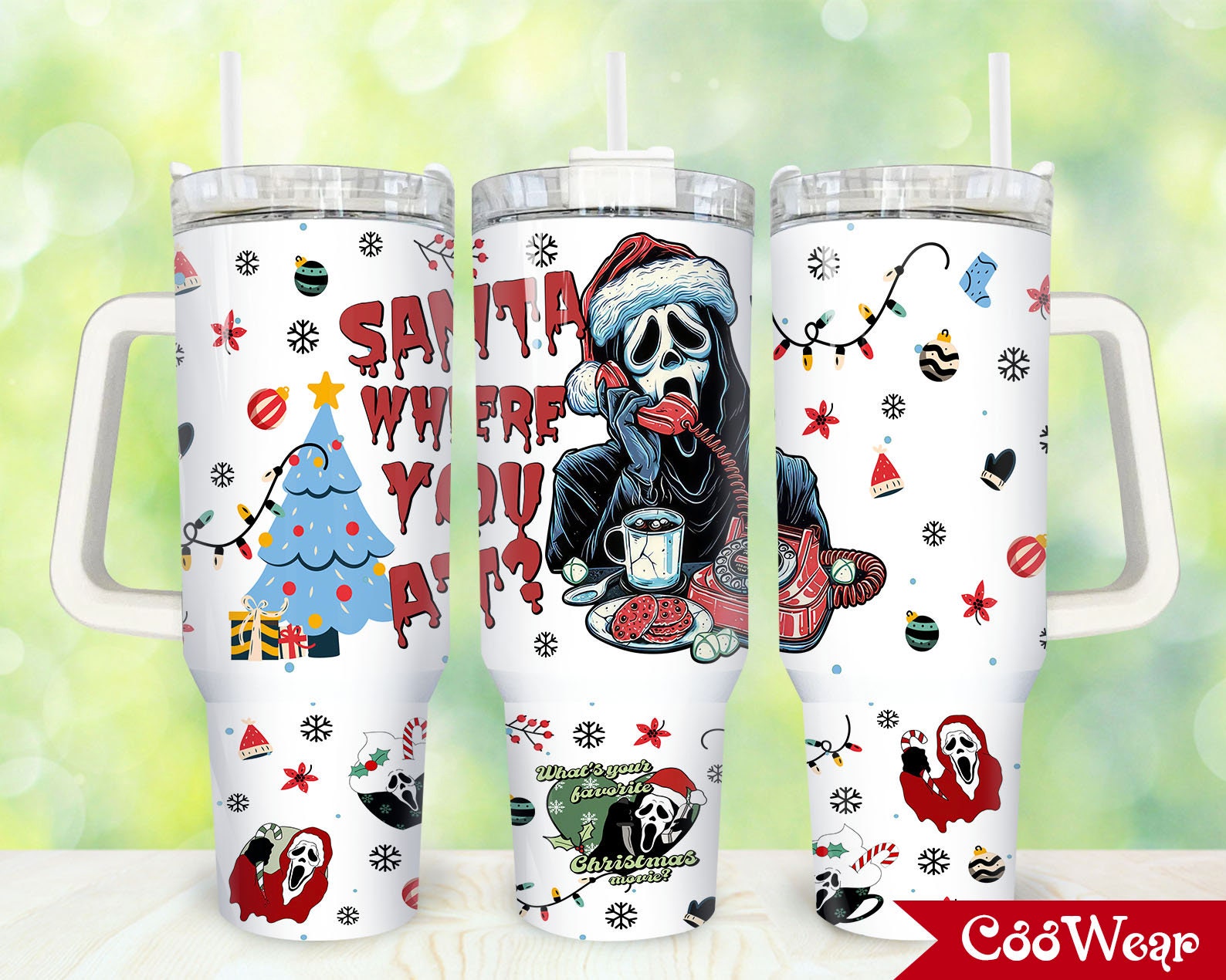 Ghostface Scream Movies Custom Stanley Cup 40 oz 30 oz Tumbler With HandleTVC2301864