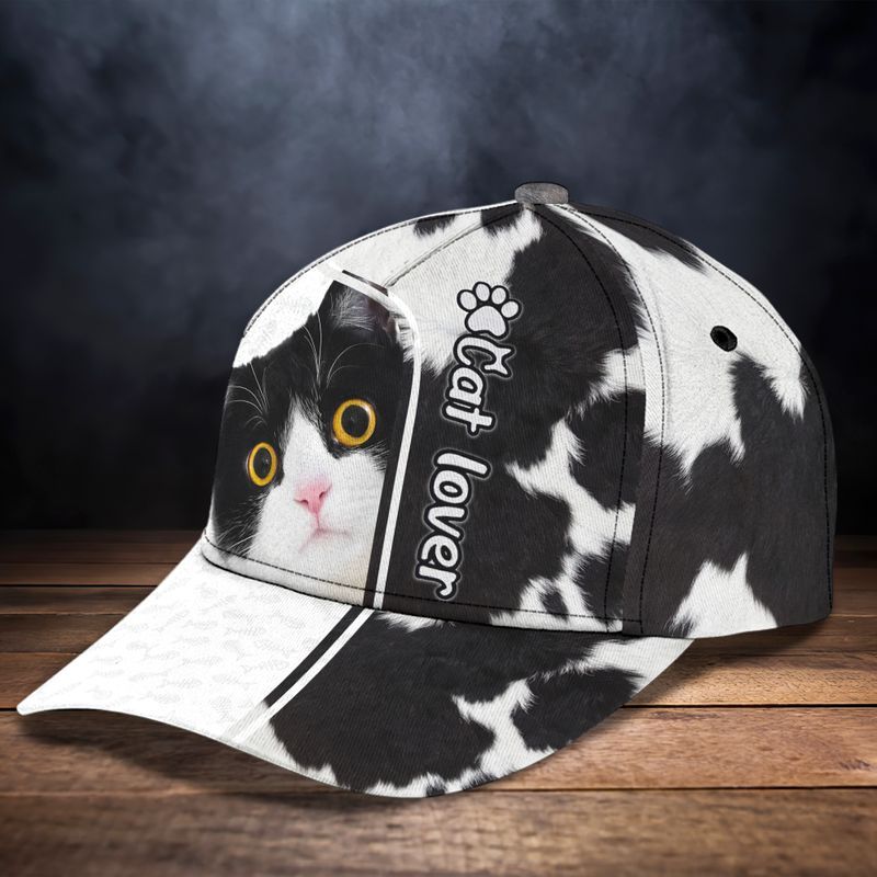 Gift For Cat Lovers Cusrious Cat Trucker Hats Custom Hats Gifts For Men & Women