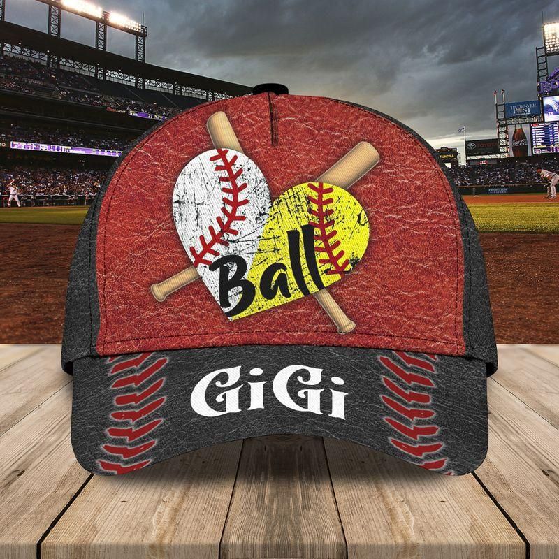 Gigi Red Black Classic Cap Baseball Cap For Baseball Lovers Trucker Hats Custom Hats Gifts For Men & Women