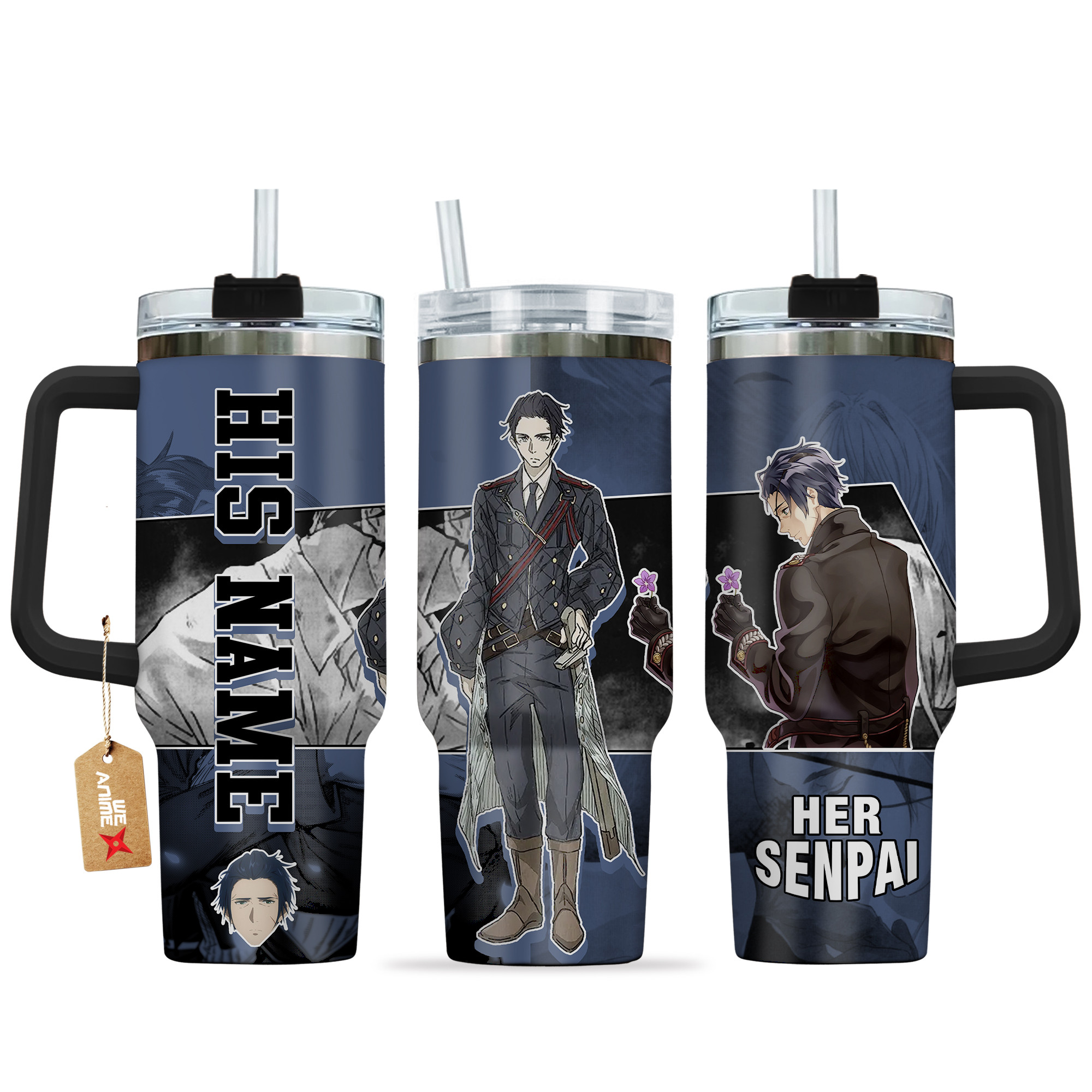 Gilbert Bougainvillea Violet Evergarden Anime Custom Stanley Cup 40 oz 30 oz Tumbler With HandleTVC2301136