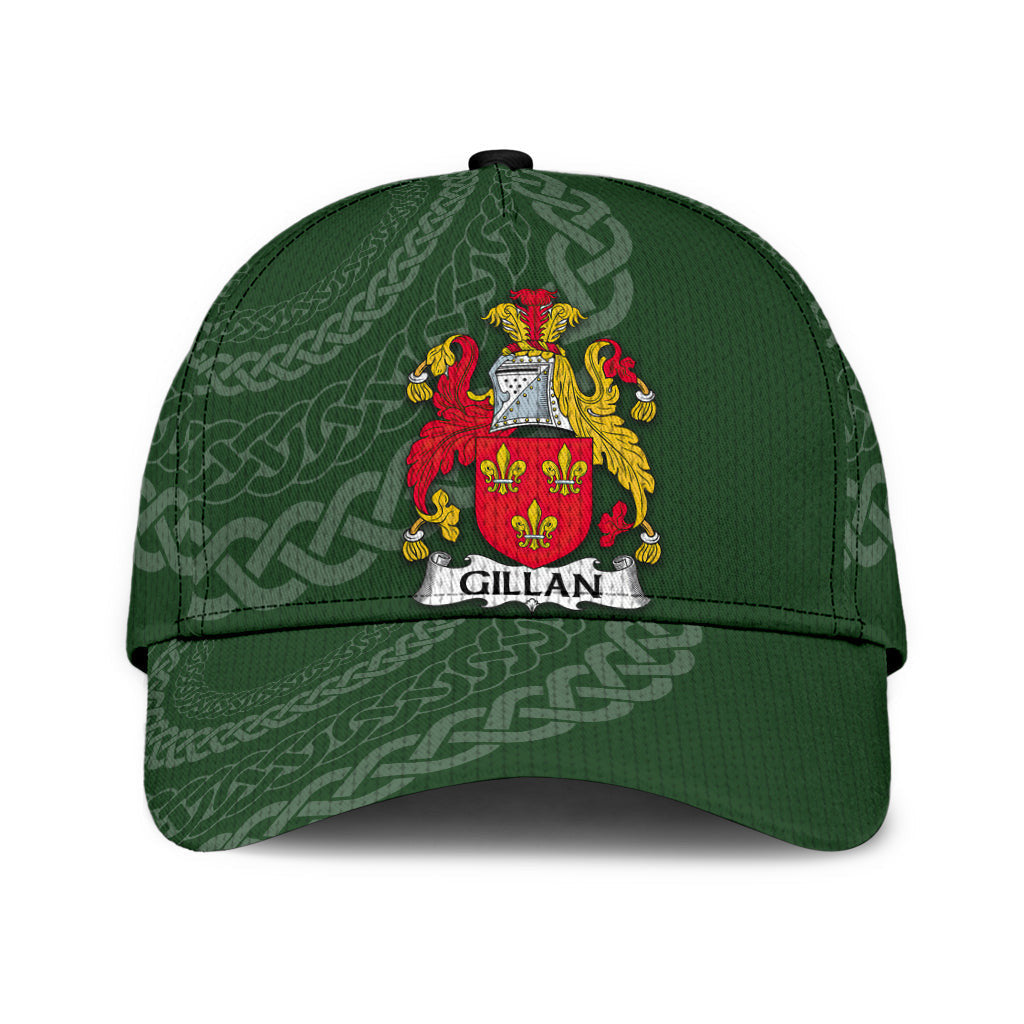 Gillan Coat Of Arms - Irish Family Crest St Patrick's Day Hat Classic Cap Trucker Hats Custom Hats Gifts For Men & Women