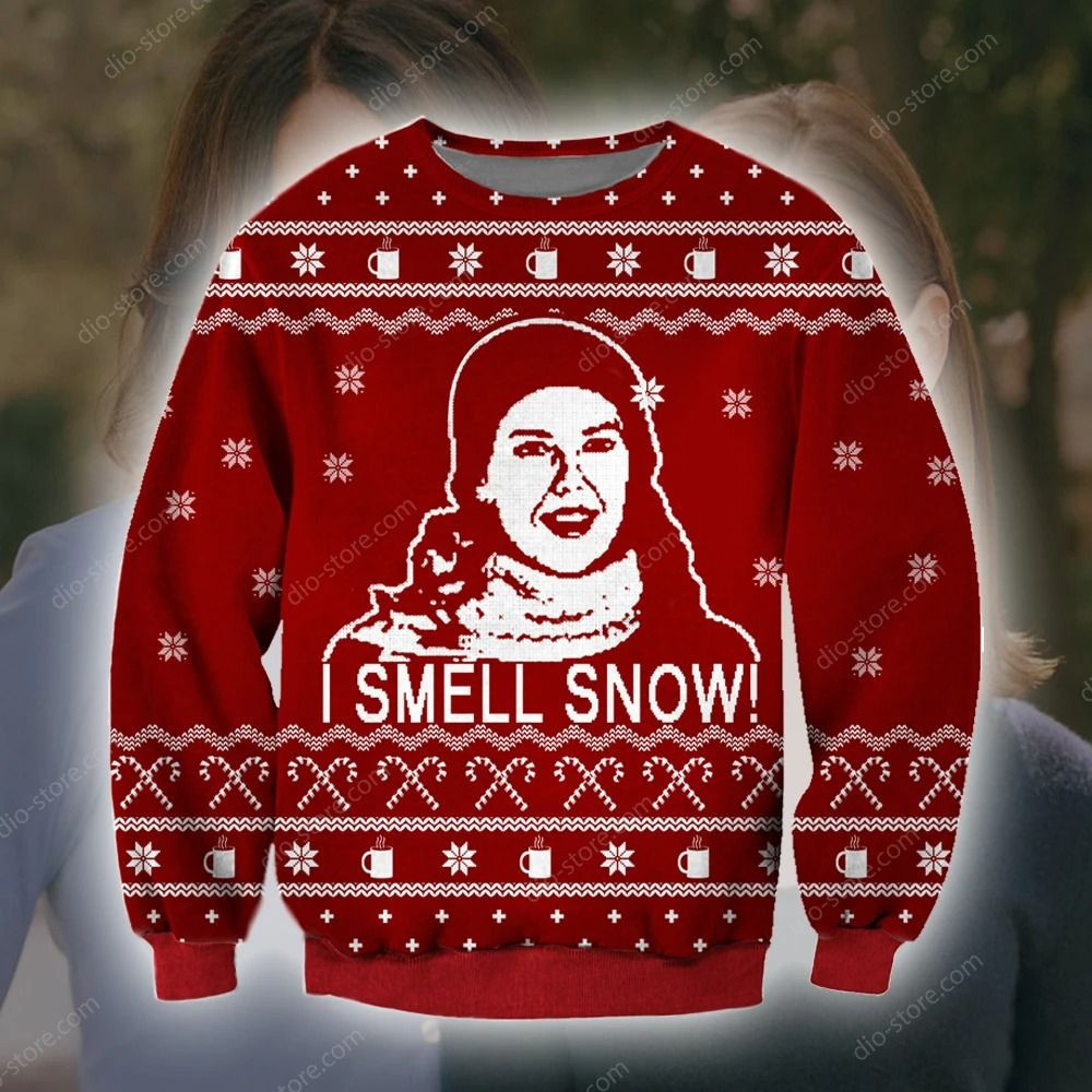 Gilmore Girls Knitting Pattern Ugly Christmas Sweater Adult 3D Funny Matching for family