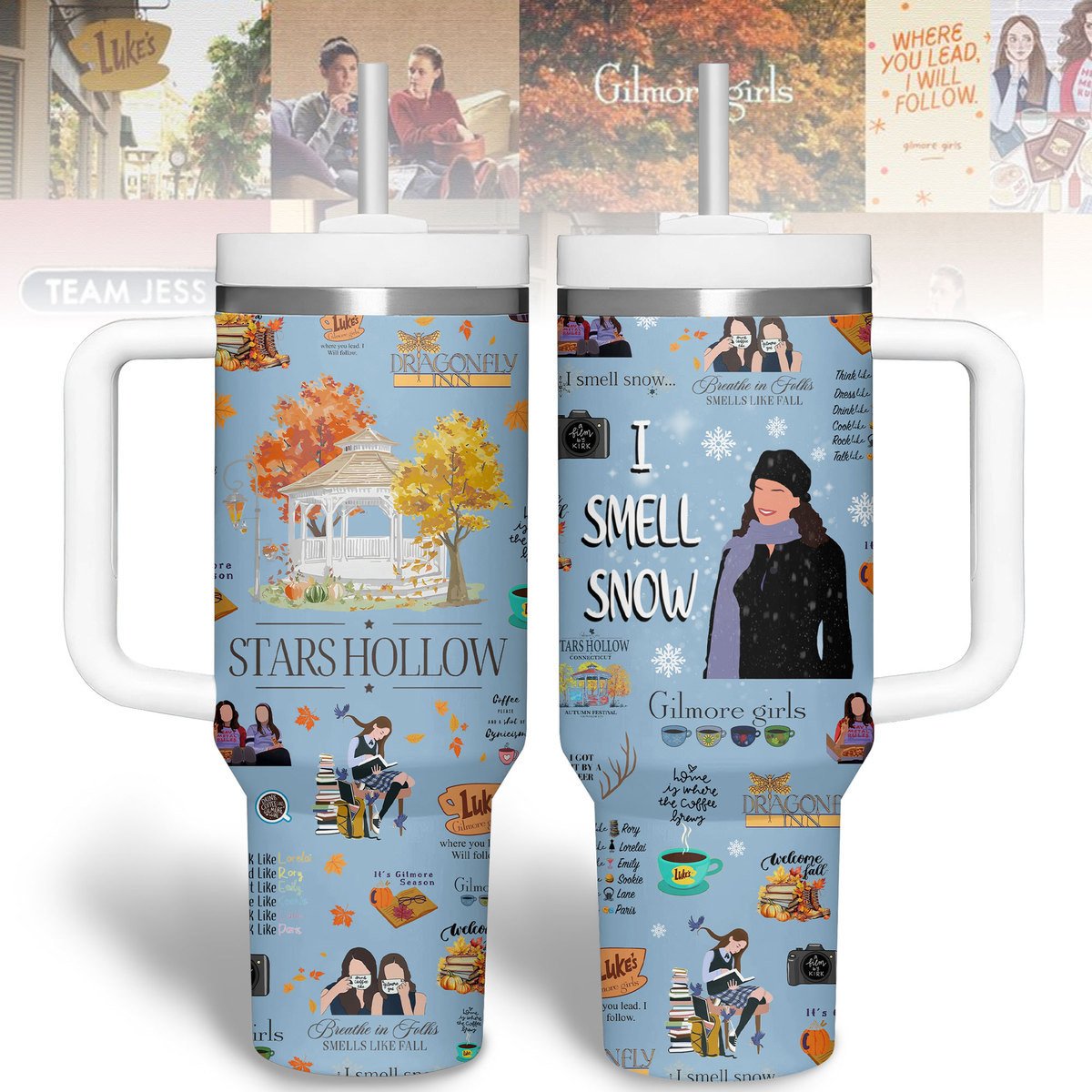 Gilmore Girls TV Series Custom Stanley Cup 40 oz 30 oz Tumbler With HandleTVC2301512