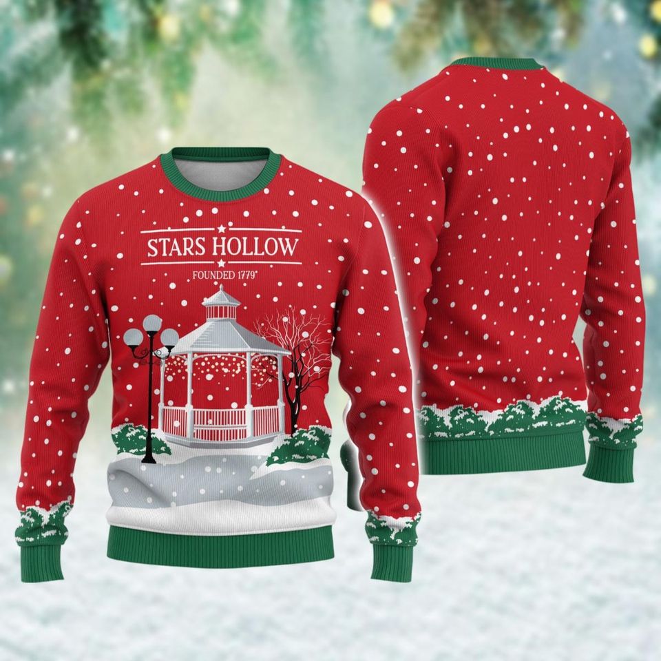 Gilmore Girls Ugly Christmas Sweater, Stars Hollow Christmas Festival Sweatshirt