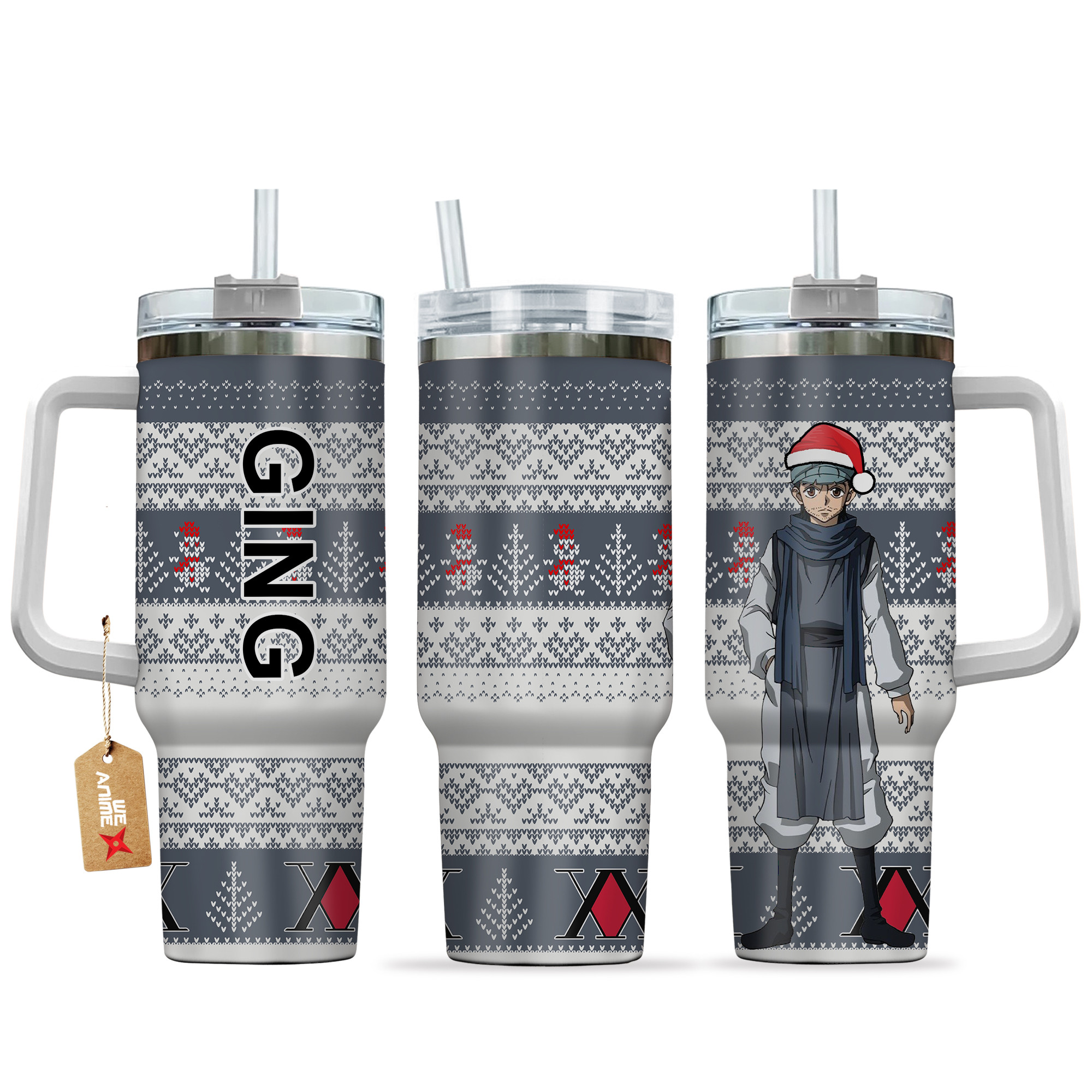 Ging Freecss Hunter x Hunter Anime Custom Stanley Cup 40 oz 30 oz Tumbler With HandleTVC2301159