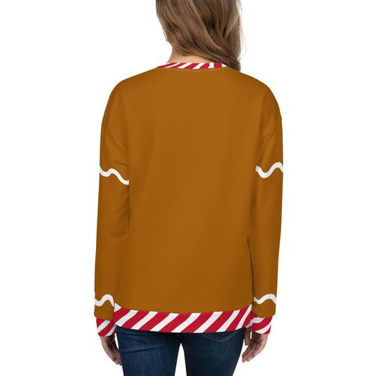 Gingerbread cookie Unisex Sweatshirt, peppermint, Christmas party outfit, - Image 18