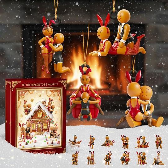 Gingerbread Couple Christmas Advent Calendar Blind Box, Advent Calendar, Gingerbread Couple Christmas Advent Calendar - Image 6