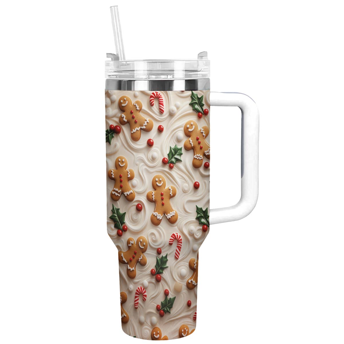 Gingerbread Man Christmas Custom Stanley Cup 40 oz 30 oz Tumbler With HandleTVC2301488