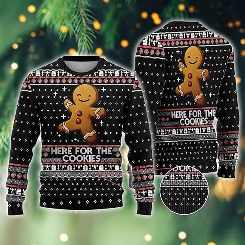 Gingerbread Man Ugly Christmas Sweaters