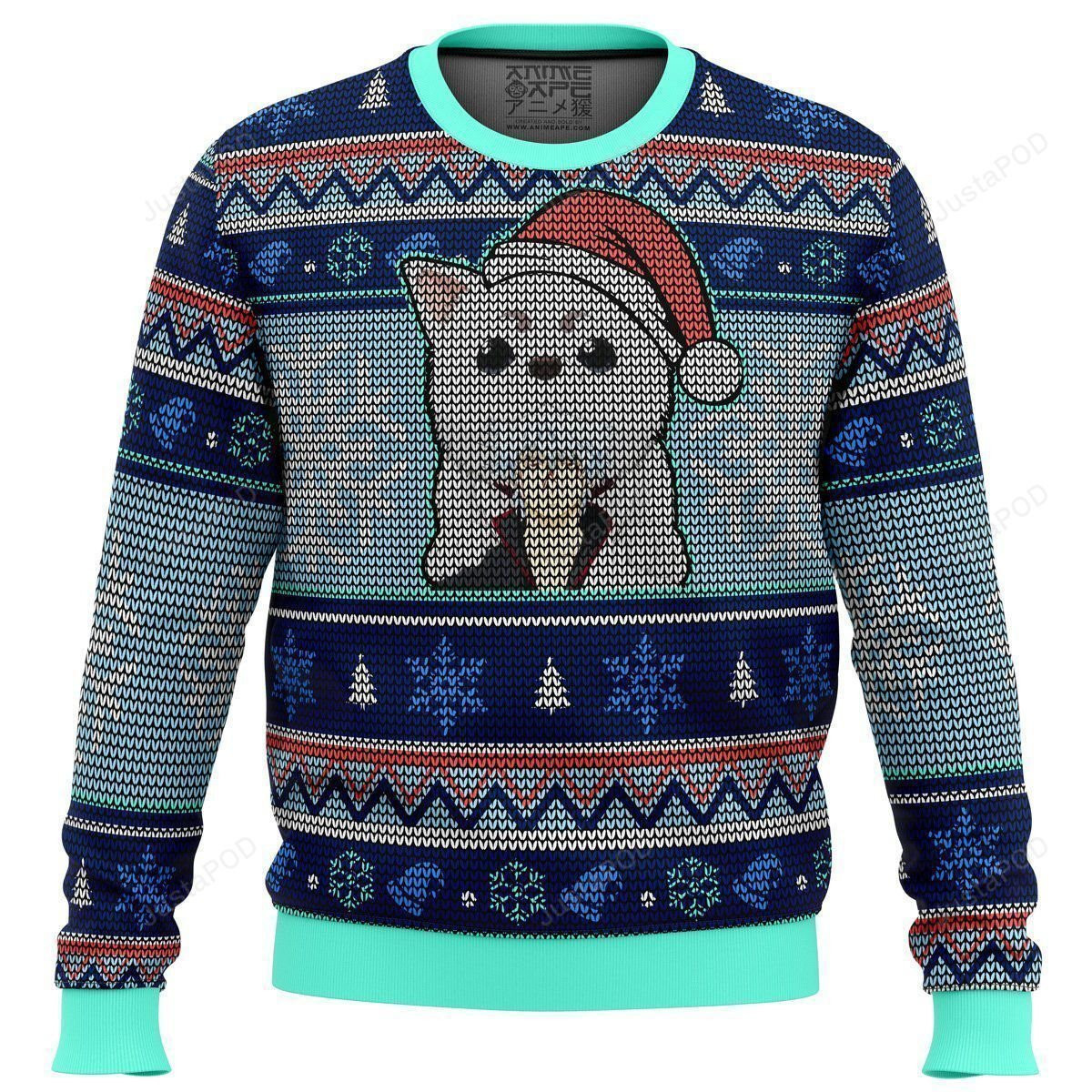 Gintoki And Sadaharu Gintama Ugly Christmas Sweater Adult 3D Funny Matching for family