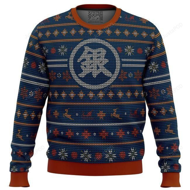 Gintoki Symbol Gintama Ugly Christmas Sweater Adult 3D Funny Matching for family
