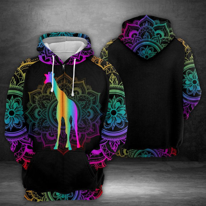 Giraffe 3D All Over Print Hoodie, Zip Hoodie