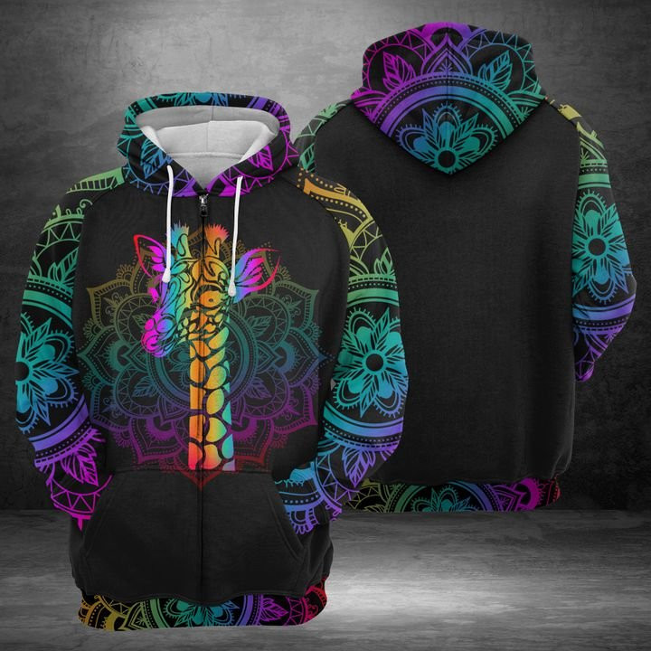 Giraffe 3D All Over Print Hoodie, Zip Hoodie