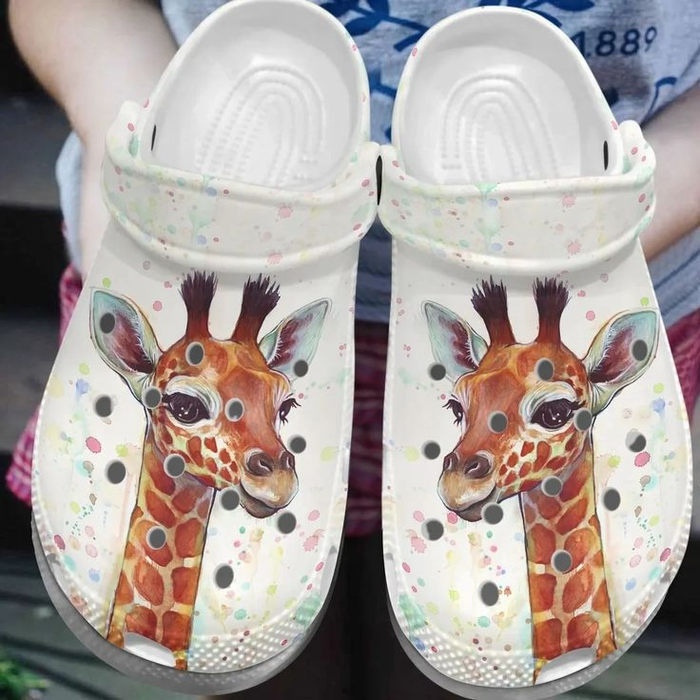 Giraffe Animal Crocs Crocband Clogs Shoes Comfortable For Men Women and Kids
