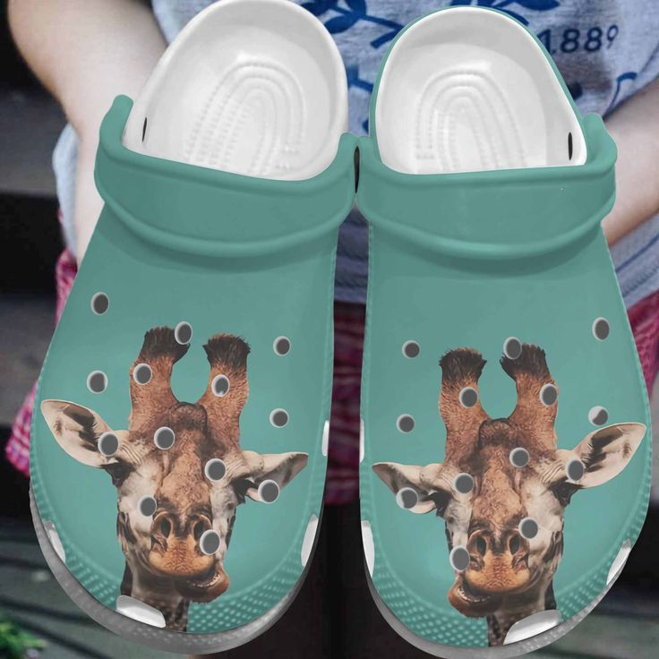 Giraffe Animal Crocs Crocband Clogs Shoes Comfortable For Men Women and Kids