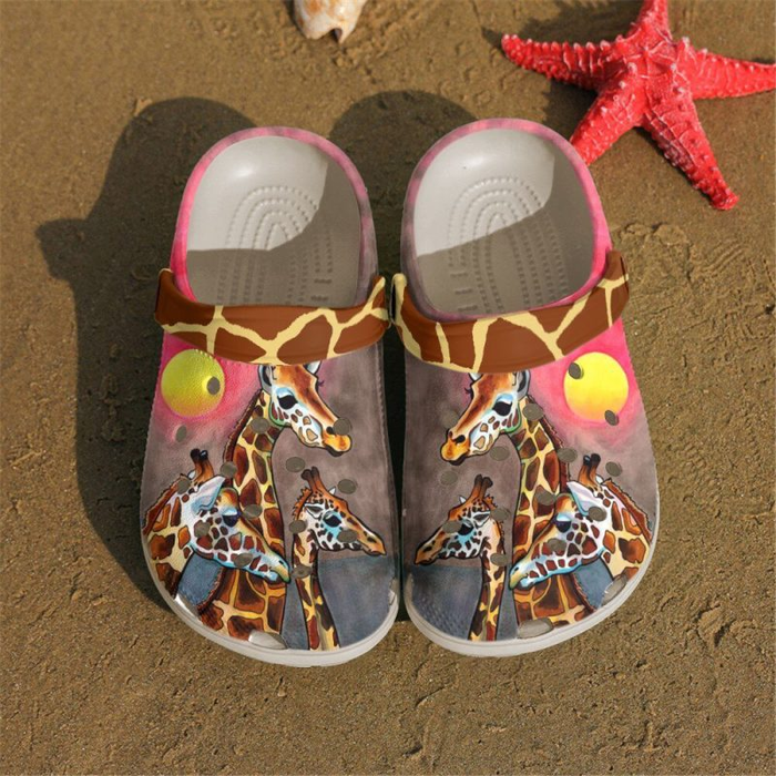 Giraffe Animal Crocs Crocband Clogs Shoes Comfortable For Men Women and Kids