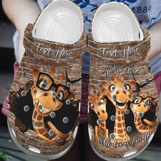 Giraffe Animal Crocs Crocband Clogs Shoes Comfortable For Men Women and Kids