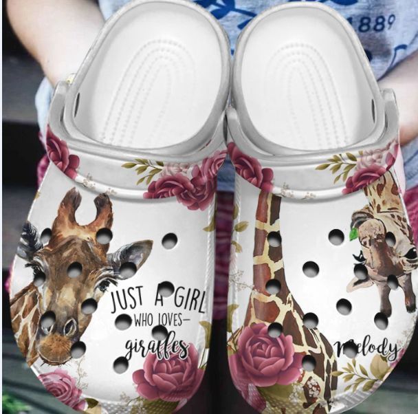 Giraffe Animal Crocs Crocband Clogs Shoes Comfortable For Men Women and Kids