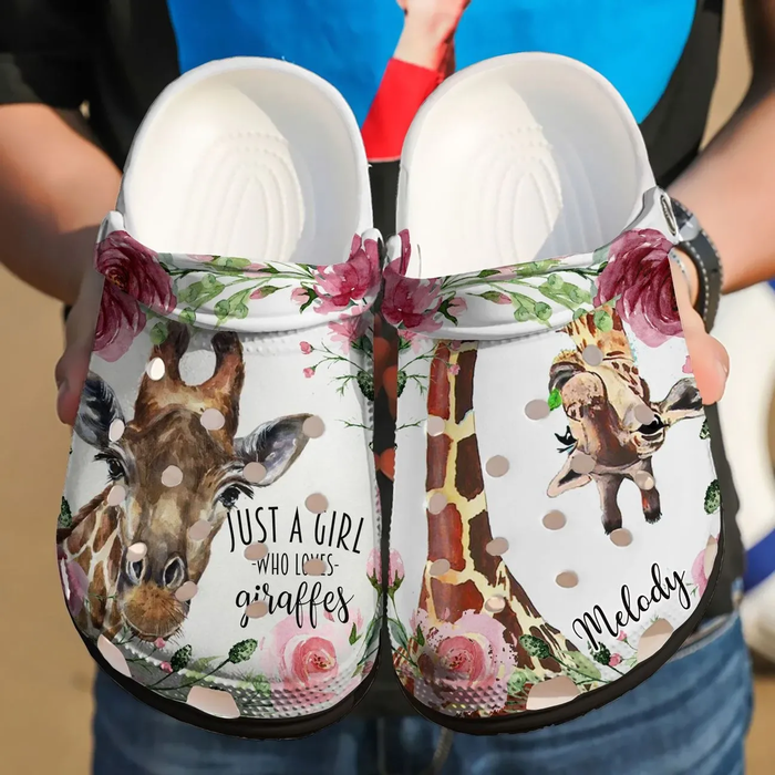 Giraffe Animal Crocs Crocband Clogs Shoes Comfortable For Men Women and Kids