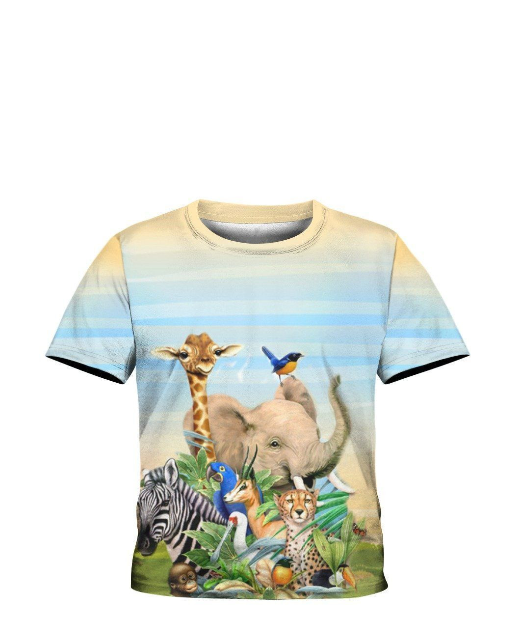 Giraffe Friends 3D All Over Print Hoodie, Zip Hoodie