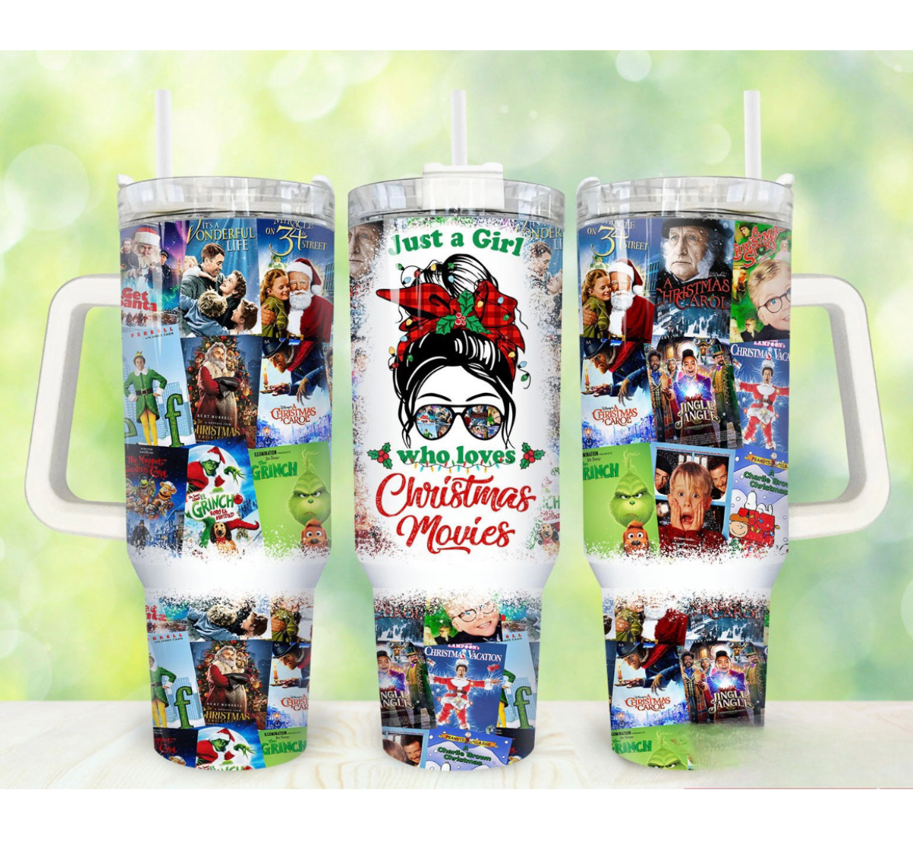 Girl Christmas Movies Custom Stanley Cup 40 oz 30 oz Tumbler With HandleTVC2301753