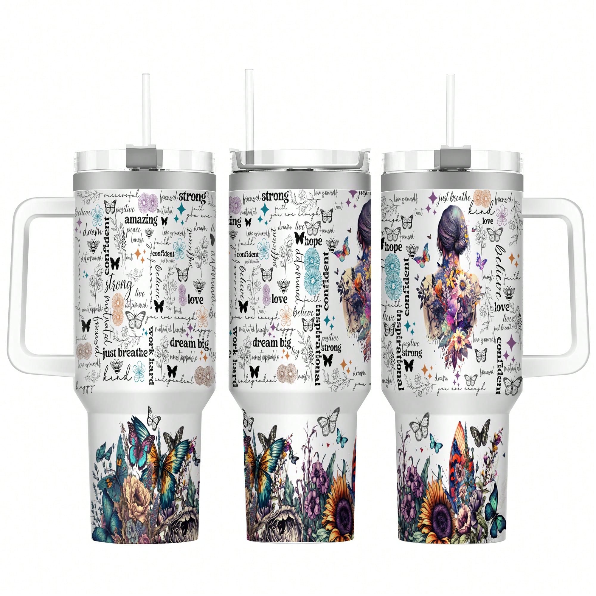 Girl Flower Custom Stanley Cup 40 oz 30 oz Tumbler With HandleTVC2301666