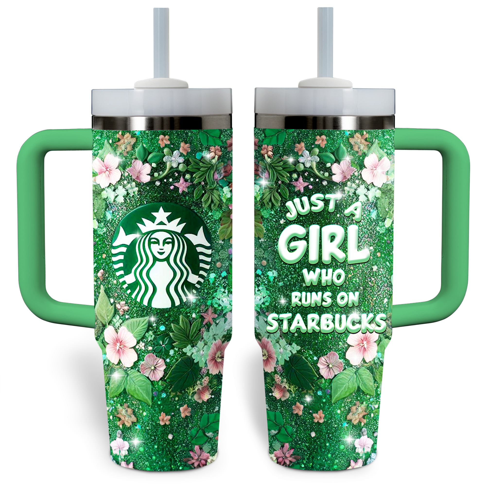 Girl Starbucks Drinks Custom Stanley Cup 40 oz 30 oz Tumbler With HandleTVC2301769