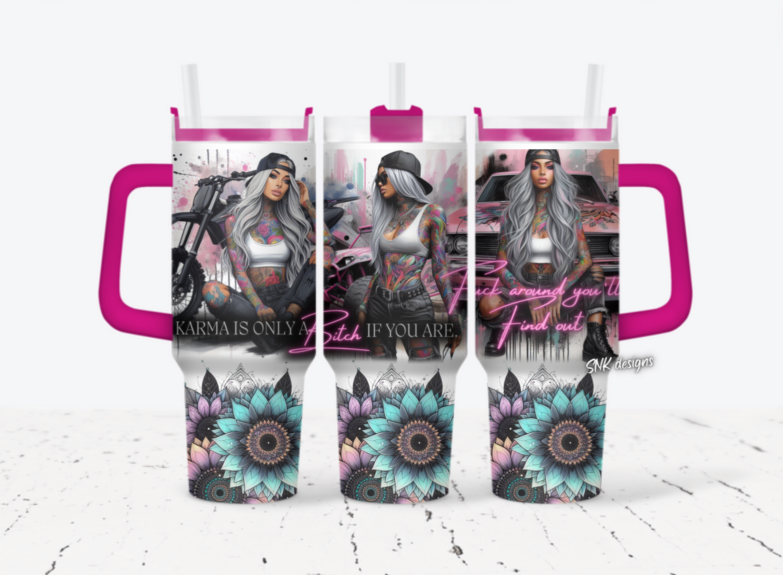 Girl Tattoo Custom Stanley Cup 40 oz 30 oz Tumbler With HandleTVC2301707