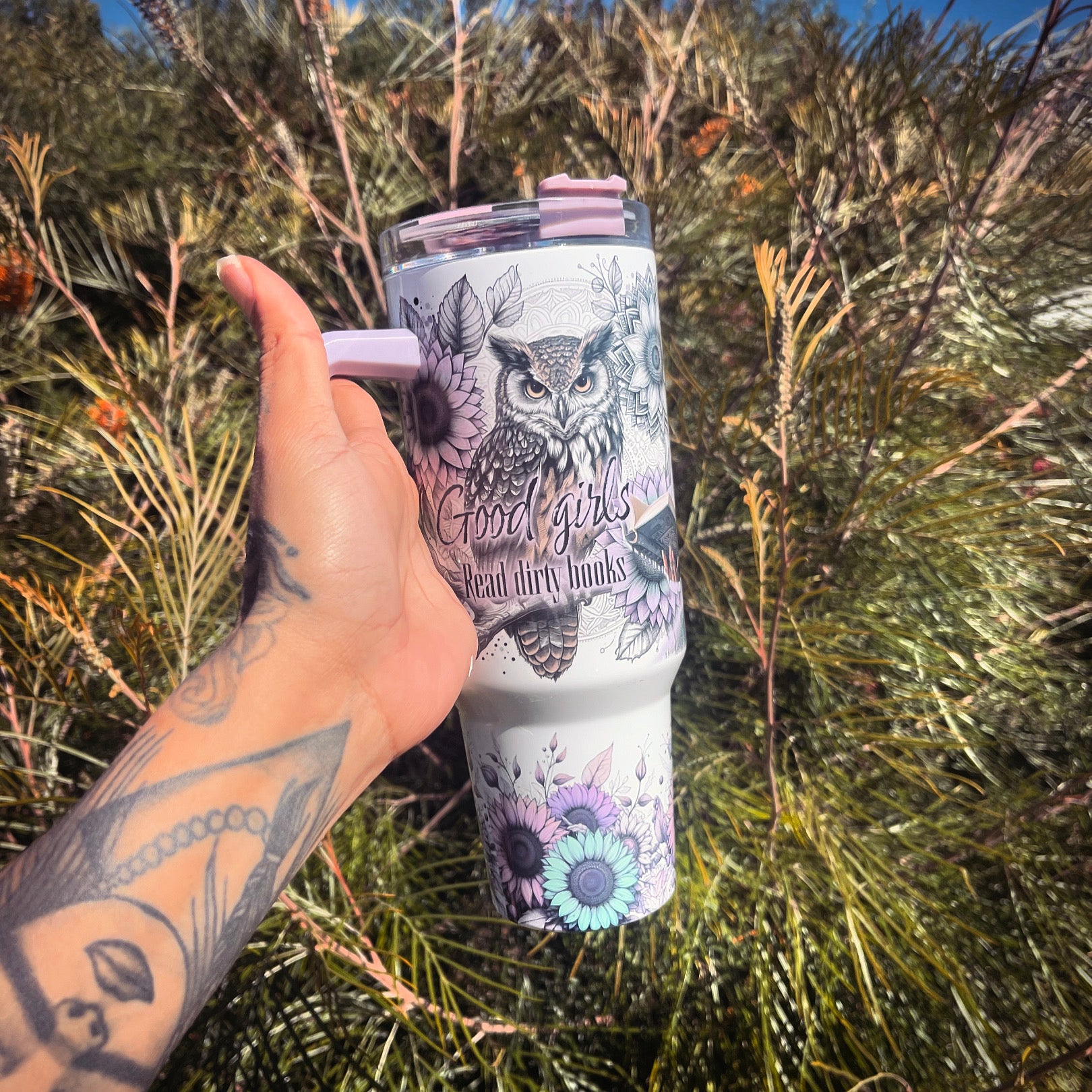 Girl Tattoo Custom Stanley Cup 40 oz 30 oz Tumbler With HandleTVC2301707 - Image 3