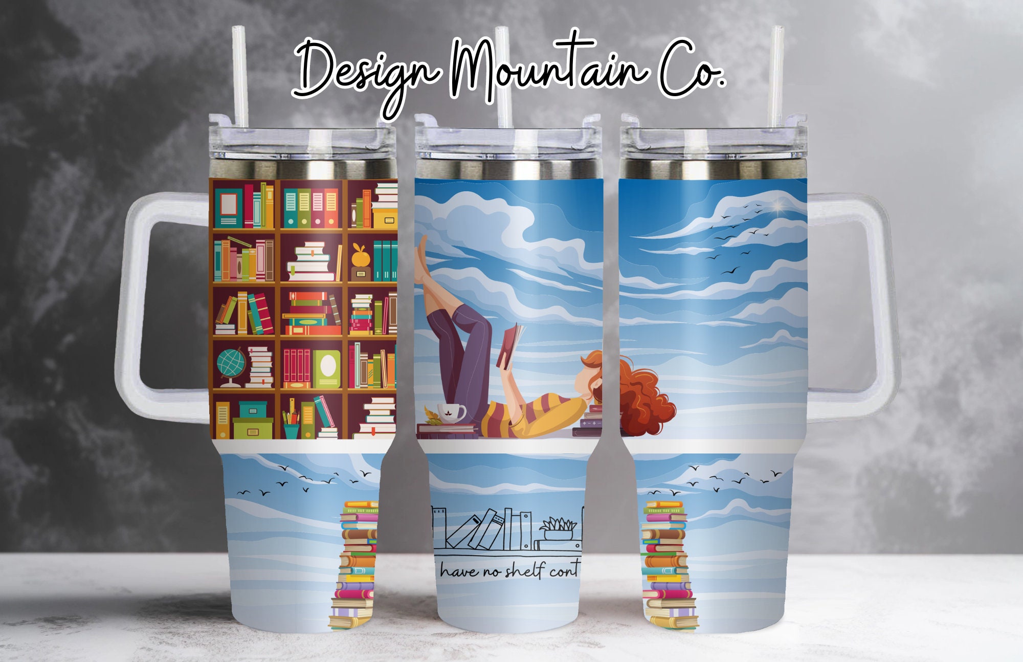 Girl with Books Custom Stanley Cup 40 oz 30 oz Tumbler With HandleTVC2301913