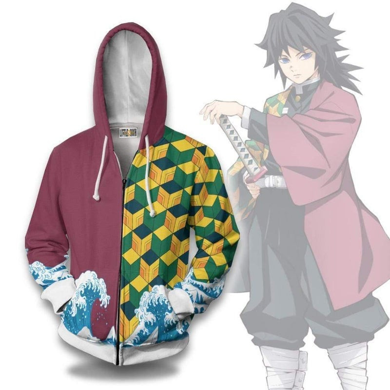 Giyu Tomioka 3D All Over Print Hoodie, Zip Hoodie