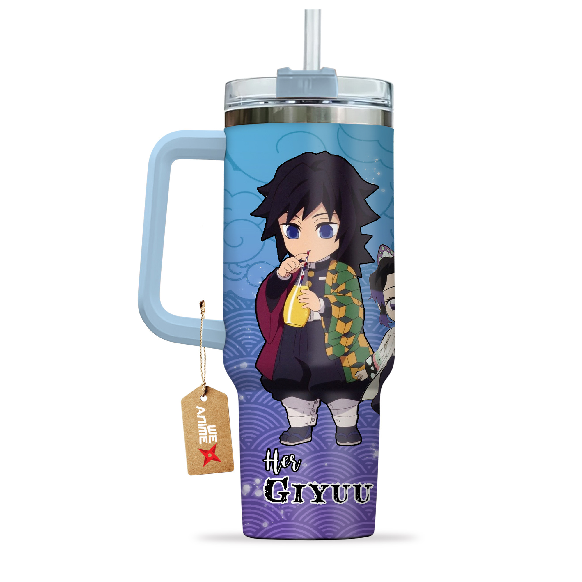 Giyu Tomioka Demon Slayer Anime Valentine Custom Stanley Cup 40 oz 30 oz Tumbler With HandleTVC2301167 - Image 3