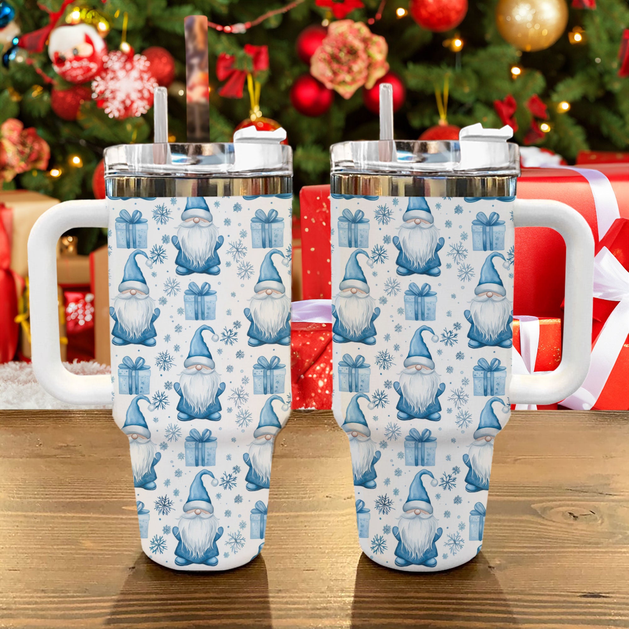 Gnome Christmas Custom Stanley Cup 40 oz 30 oz Tumbler With HandleTVC2301488 - Image 3