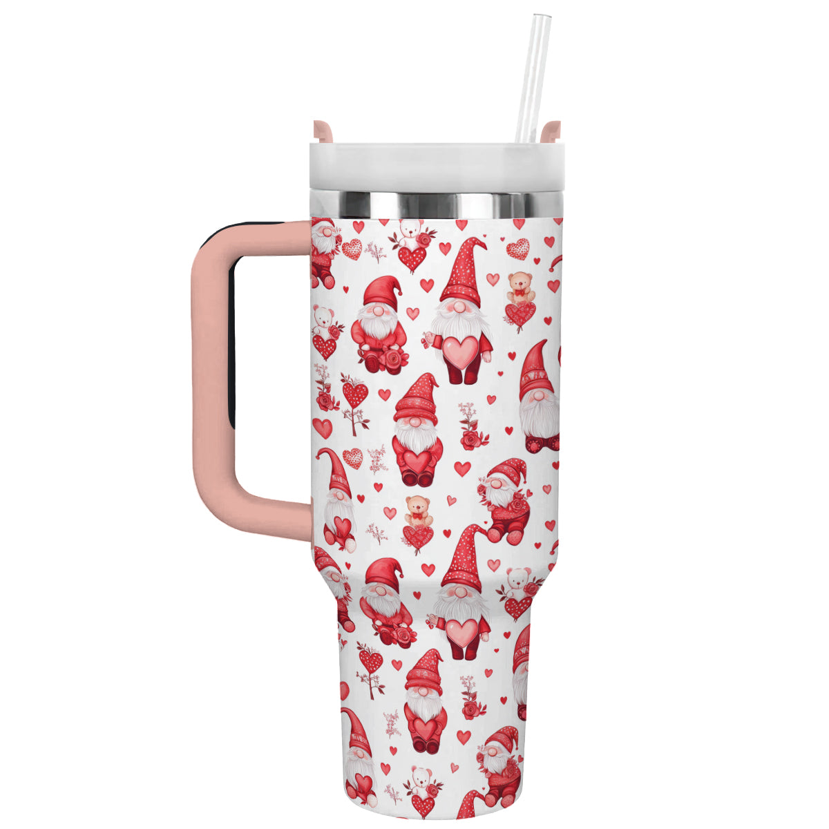 Gnome Love Valentine Custom Stanley Cup 40 oz 30 oz Tumbler With HandleTVC2301304