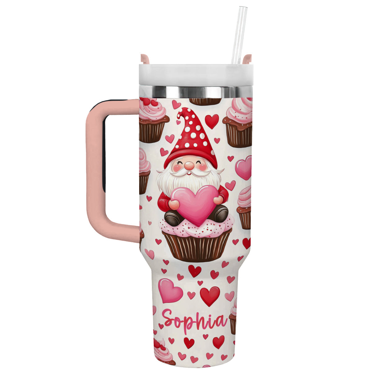 Gnome Love Valentine Custom Stanley Cup 40 oz 30 oz Tumbler With HandleTVC2301305