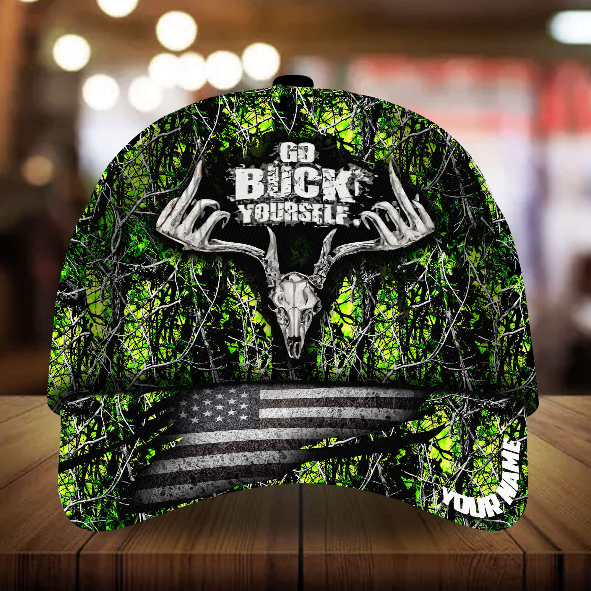 Go Buck Yourself Hunting Hats 3D Multicolored Personalized Trucker Hats Custom Hats Gifts For Men & Women