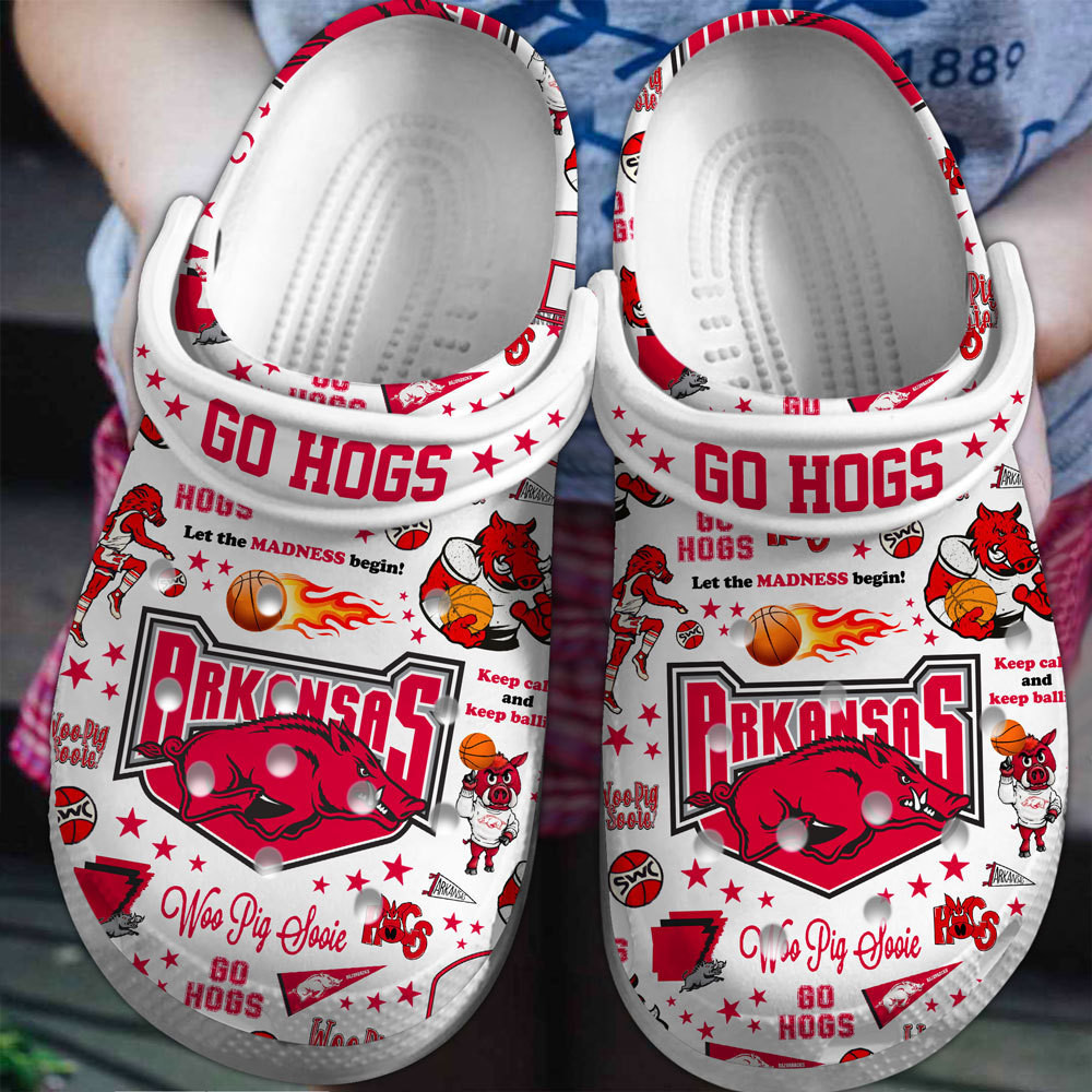 Go Hogs Sport Crocs Crocband Clogs Shoes Comfortable For Men Women and Kids