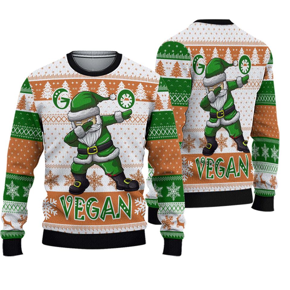 Go Vegan Ugly Christmas Sweater