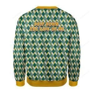 Gobble Me Swallow Me Turkey Ugly Christmas Sweater Adult 3D Funny Matching for family