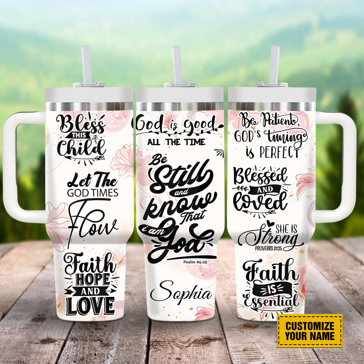 God Bible Verses Custom Stanley Cup 40 oz 30 oz Tumbler With HandleTVC2301691