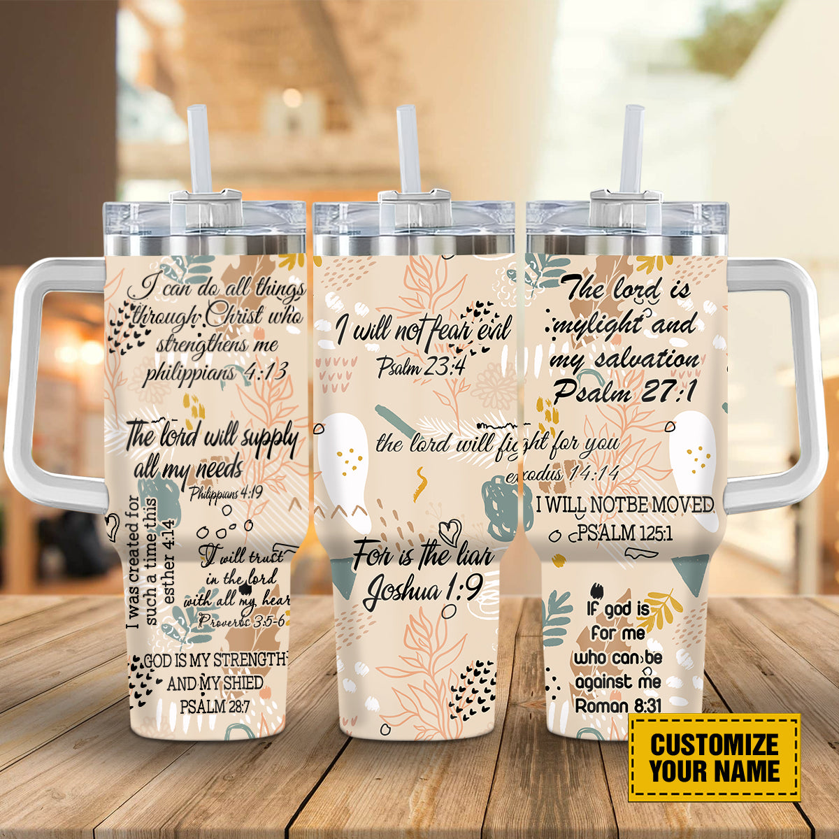 God Bible Verses Custom Stanley Cup 40 oz 30 oz Tumbler With HandleTVC2301693 - Image 2