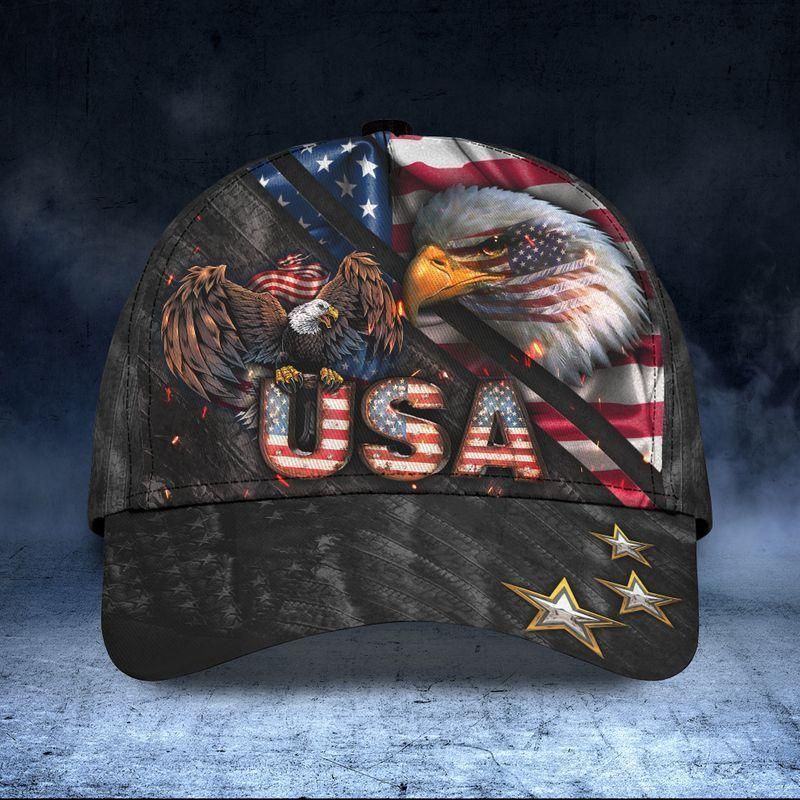 God Bless American Classic Cap Baseball Cap Trucker Hats Custom Hats Gifts For Men & Women